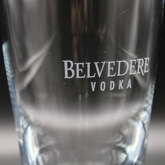 Belvedere Vodka Etched Clear Glass Crystal Martini Cocktail Pitcher 11in Barware - Picture 3 of 9